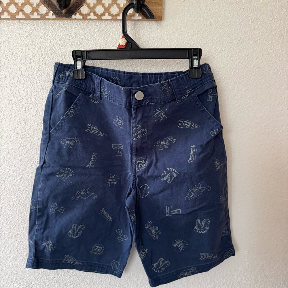 Stylish Kids' Navy Patterned Shorts
